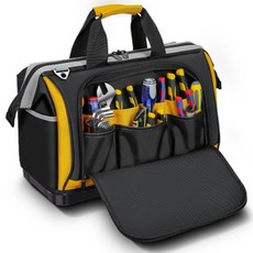 WINHUNT 다용도 휴대용 공구가방 툴백 연장가방 옐로우, 1개