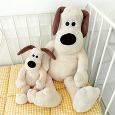 필레오상점 월레스와 그로밋 애착 봉제 인형 2size, 그로밋 인형 40CM