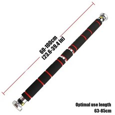 200kg 조정 가능한 문 수평 막대 운동 홈 운동 체육관 턱 위로 당겨 훈련 바 스포츠 휘트니스 장비, 은