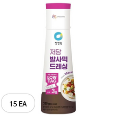 청정원 저당 발사믹 드레싱, 320g, 15개