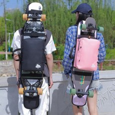 롱보드가방 백팩 멀티백 케이스 대용량 수납 스트릿 보드백, A. 블랙