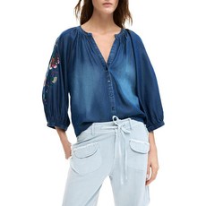 Desigual Blouse from The Women's Collection Blue