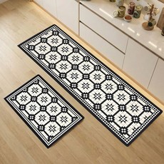 모레아오브제 빨아쓰는 소프트 규조토 주방매트 발매트 1+1 세트 지오메트릭 북유럽 14종, GEO-2602