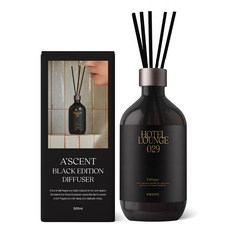 에이센트 블랙 에디션 디퓨저, 호텔라운지, 500ml, 1개