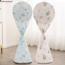 굿라이프 선풍기 커버 먼지 덮개 선풍기망 1+1, 화이트