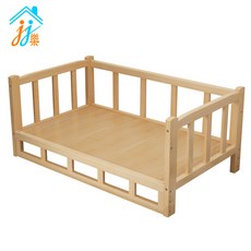 寵物實木床 適用大中小型犬貓, 1套, 單層普通裸床