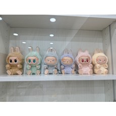 可愛兔子造型玩偶，多款顏色可選，毛茸茸觸感柔軟，迷你療癒系裝飾擺件, 一套