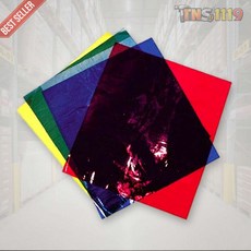 티엔에스 프린스 셀로판지 교재용 5색 22.5x25cm 50봉 학습재료