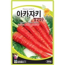 세계종묘 아카쟈키 당근 씨앗 300립 조생종 빨강 당근씨 종자, 1개
