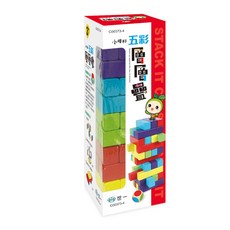 世一 五彩疊疊樂 C00373-4 堆疊積木 適合3歲以上, 詳見包裝