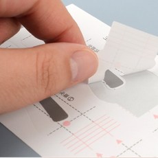 뉴타입 눈썹그리기 도우미 스티커 1장, F타입