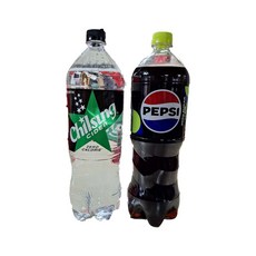 [드링킹] 펩시 제로 슈가라임향 1.5L 2개 +칠성사이다 제로 1.5L 2개, 4개