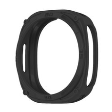 베젤가드 풀커버 케이스 논슬립 갤럭시워치8 클래식 44mm 40mm 호환, 블랙
