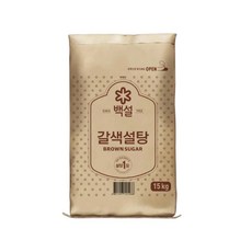 백설 갈색설탕, 15kg, 2개