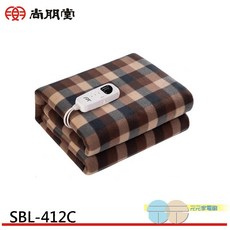 尚朋堂 微電腦雙人電熱毯 SBL-412C 5段溫控 定時斷電 親膚材質