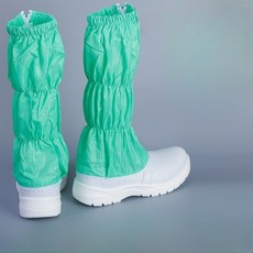 제전화 클린룸 작업화 정전기방지 하이탑, 에메랄드그린