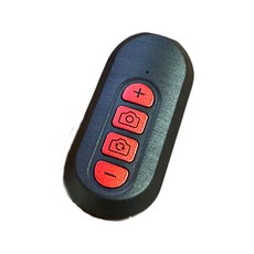 通用藍牙自拍遙控器 手機拍照輔助器 適用蘋果安卓, 黑色, 1個