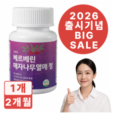 코비지 베르베린 매자나무열매 정 600mg 식약청 HACCP 인증, 1개, 60정