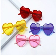 파티용 하트 색안경, 핑크