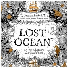 禪繞畫本曼陀羅畫本：靜心紓壓著色繪本，秘密花園魔法森林主題，台灣24H快速出貨, 迷失海洋