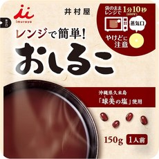 이무라야 레인지로 간단 오시루코 150g×6개, 양갱 이무라야 레인지로 간단하게 국자 150gx6개
