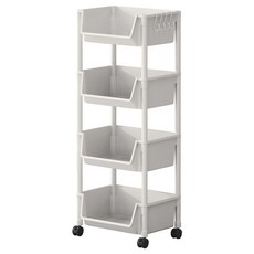 4단 이동식 트롤리 수납 선반, TROLLEY3_4단, 1개