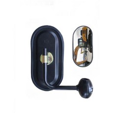 굴삭기 백미러 지게차 미러 거울 트럭 중장비 반사경 1개, A. 굴삭기 백미러 + L형 22mm 브래킷 × 1개