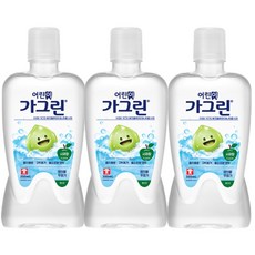 어린이가그린 아동 가글 사과맛 380ml x 3개, 세트