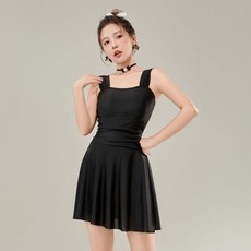 샤랄라 웨이스트 셔링 원피스 수영복 여름 비치 치마 휴가 바캉스 몸매보정, 본상품선택