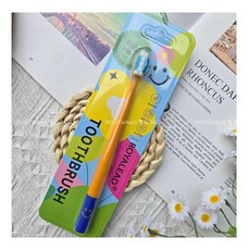 SHINYWAWA 笑臉成人牙刷 呵護牙齦, 成人牙刷-笑臉橘色, 1個