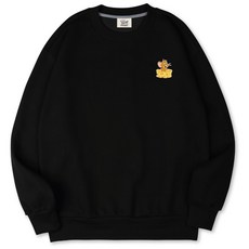 벤힛 톰과제리 치즈 자수 특양면 오버핏 맨투맨 빅사이즈 WBTJOM2303F