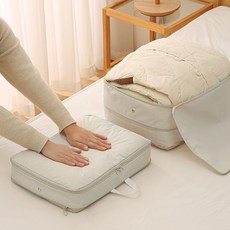 쉐리엘 대용량 이불 정리 수납 압축 파우치 1+1, 1세트, 2개입