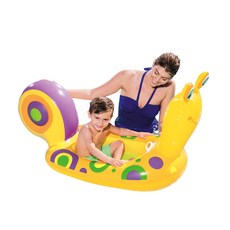 베스트웨이 귀여운 아기 달팽이 물놀이 튜브, 옐로우