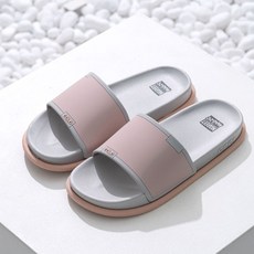 LaPaix 情侶款拼色拖鞋, 255, 粉色的