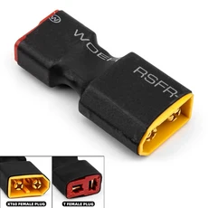 AM32 브러시리스 60A-200A ESC 속도 컨트롤러 전원 커넥터 XT60 모터 4.0/6.5mm 바나나 암 인러너, 01 Adapter