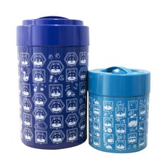 柴犬大學 會吐氣的柴犬密封罐 寵物飼料桶 防潮密封桶 大容量, 1個, 小3.8L