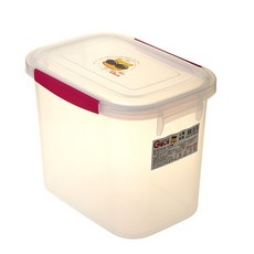 雷霆百貨 密封式米桶 10L 密封箱 防蟲 防塵 台灣製造, 1個, 粉色