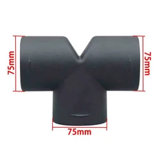 42/60/75mm 자동차 히터 덕트 파이프 조이너 커넥터 Eberspacher Webasto 용 스트레이트 조인트 호스 튜브, 04) T 75MM, 1개