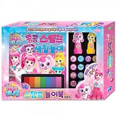 캐치티니핑 콩콩 스탬프 놀이북 세트, 혼합색상, 1세트