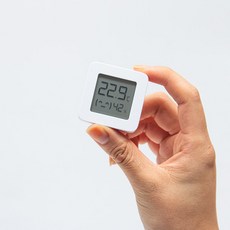 샤오미 온습도계 2세대 블루투스 APP연동 스마트 온도계 습도계 정밀측정, 1개, 화이트