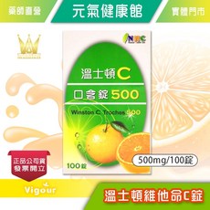 溫士頓 維他命C錠 500mg 100錠, 1個