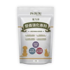 PS BUBU 寵力沛 營養強化專科 膠囊 30粒, 1個, 綜合營養補充品, 30顆