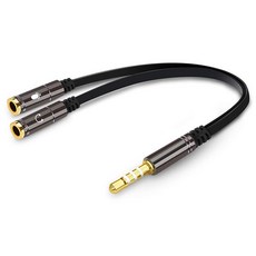 스트레오케이블 3.5mm Y자 케이블 헤드셋 노트북 태블릿PC 스마트폰 연결, sp-UC38, 1개
