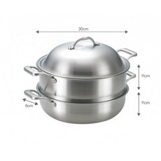 春季特惠 緣和健康生活坊 【三葉】30CM萬用蒸籠組, 1個
