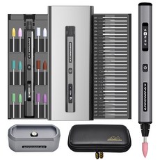 ARROWMAX 電磨筆組 小型雕刻電動工具 去煙碼拋光打磨機, 1個, SGS PRO PLUS電磨筆 無線充電