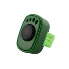 엄지손가락 훈련 인터랙티브 사운드 클리커 필요 개와 고양이 긍정적 보상 훈련기, 1개, 9. Dark green