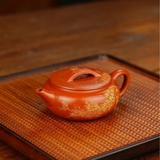 宜興紅泥紫砂茶壺 美術經典禮品, 1個