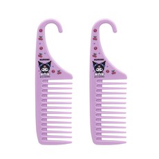 산리오 캐릭터즈 걸이형 빗 3종, 1개, 쿠로미