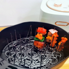 에어프라이어 오븐 수직그릴 꼬치 스테인레스 바비큐 꼬치구이 거치대, 10개