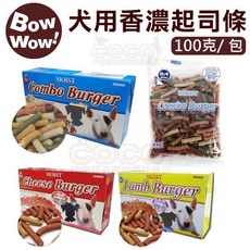 BOWWOW 韓國犬用香濃起司條 100g (高鈣綜合羊肉雞肉) 狗狗訓練零食獎勵小點心, 1個, 雞肉香濃起司條100g